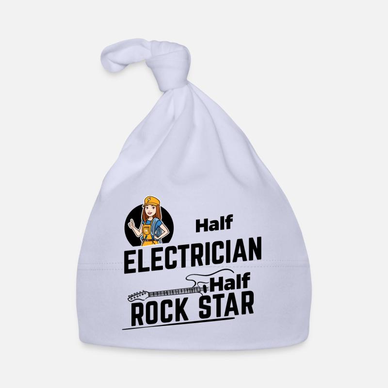 Electrician - Half Rock Star Organic Baby Cap