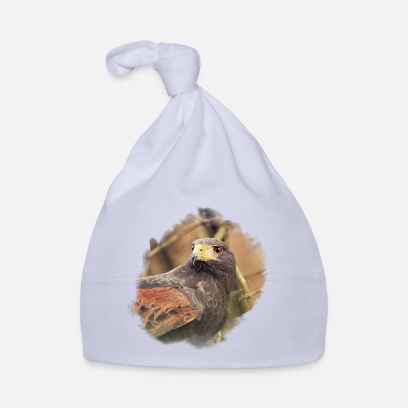 Luzie Harris Hawk - Organic Baby Cap - sky
