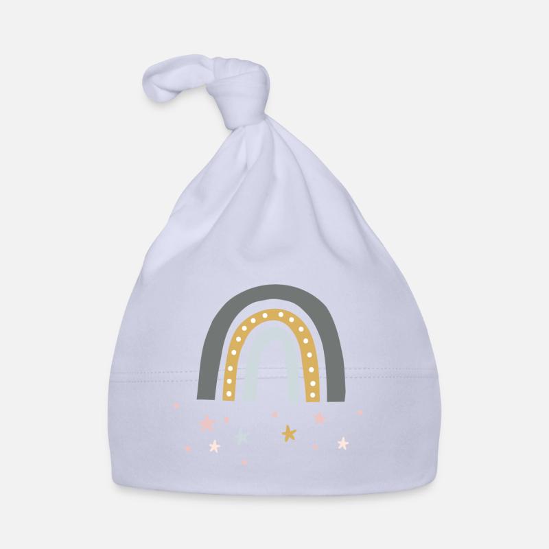 Rainbow boy design Organic Baby Cap