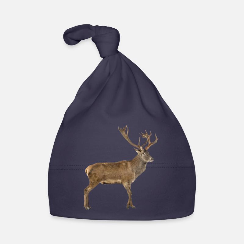 red deer Organic Baby Cap