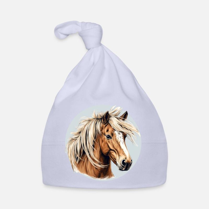 Haflinger Pferd Baby Bio-Mütze
