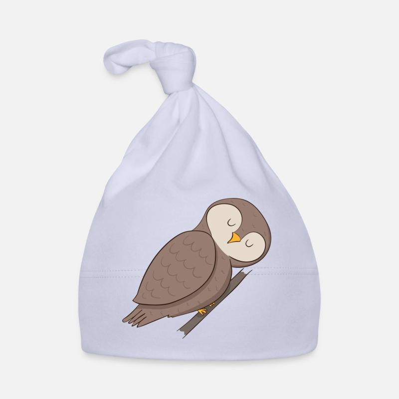 Owl Eagle owl Organic Baby Cap