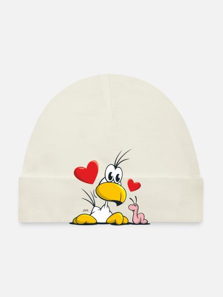 Sito amoureux! - Bonnet bio Bébé - ciel - Devant