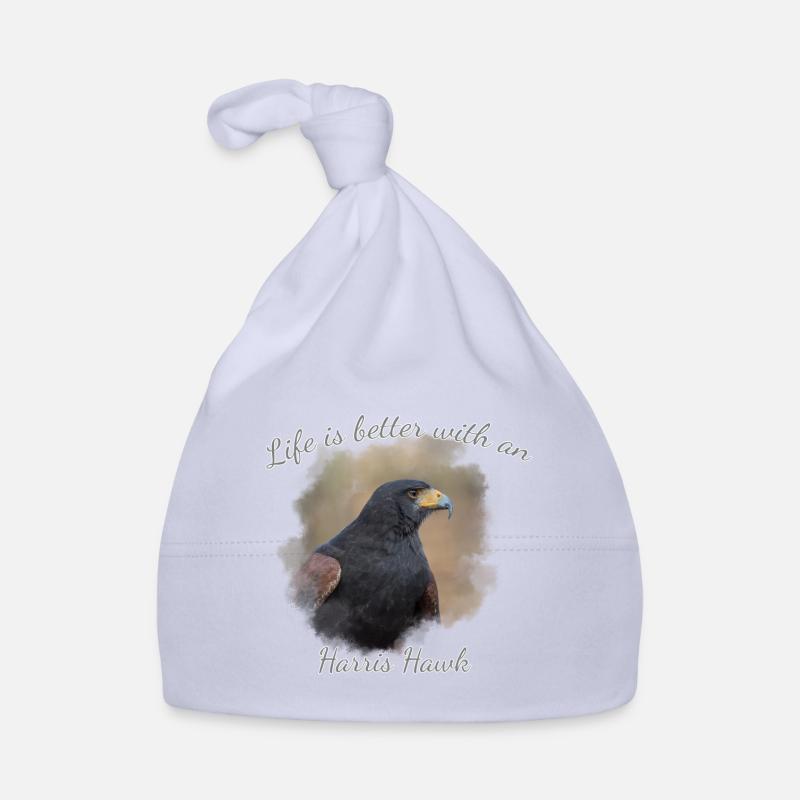 La vie est meilleure avec Harris Hawk Bonnet bio Bébé