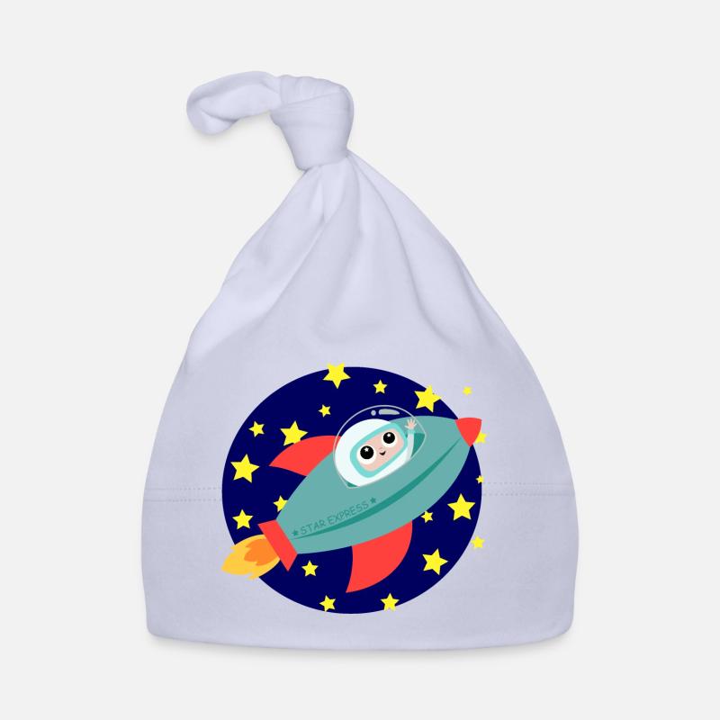 Fusée astronaute Univers Bonnet bio Bébé