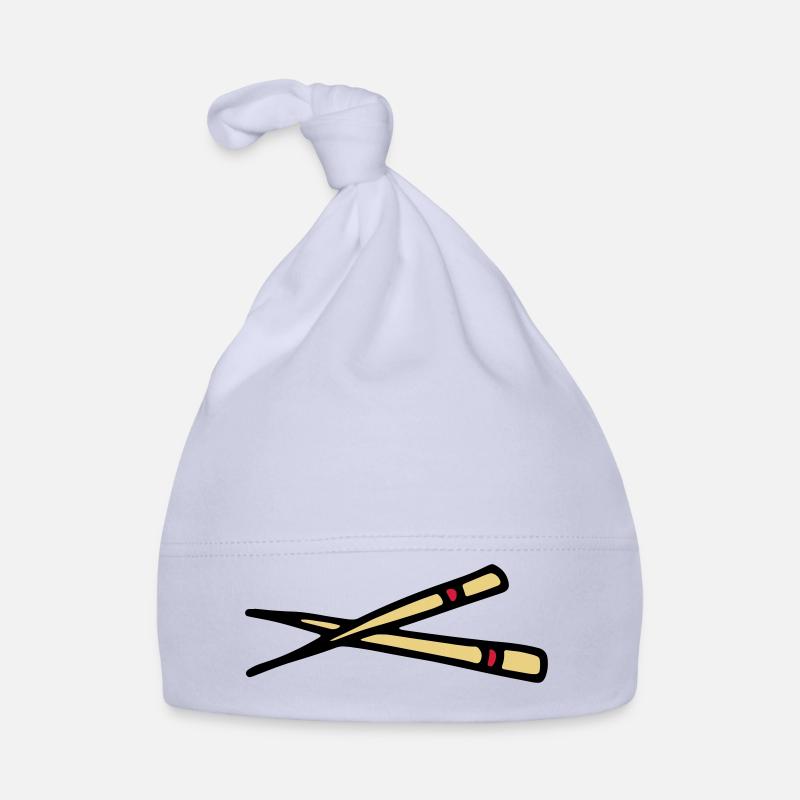 Essstäbchen chopsticks baguettes Baby Bio-Mütze