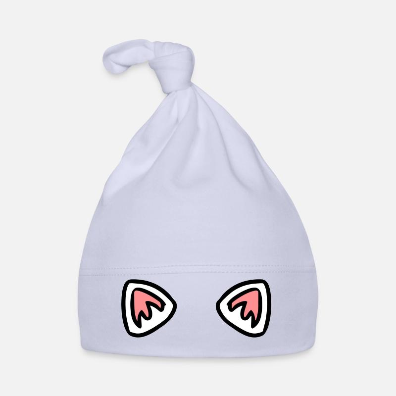 Ears Cat Snow Fox Organic Baby Cap