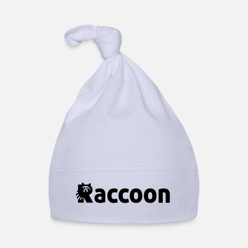 Raton laveur / raton laveur / idée cadeau - Bonnet bio Bébé - ciel