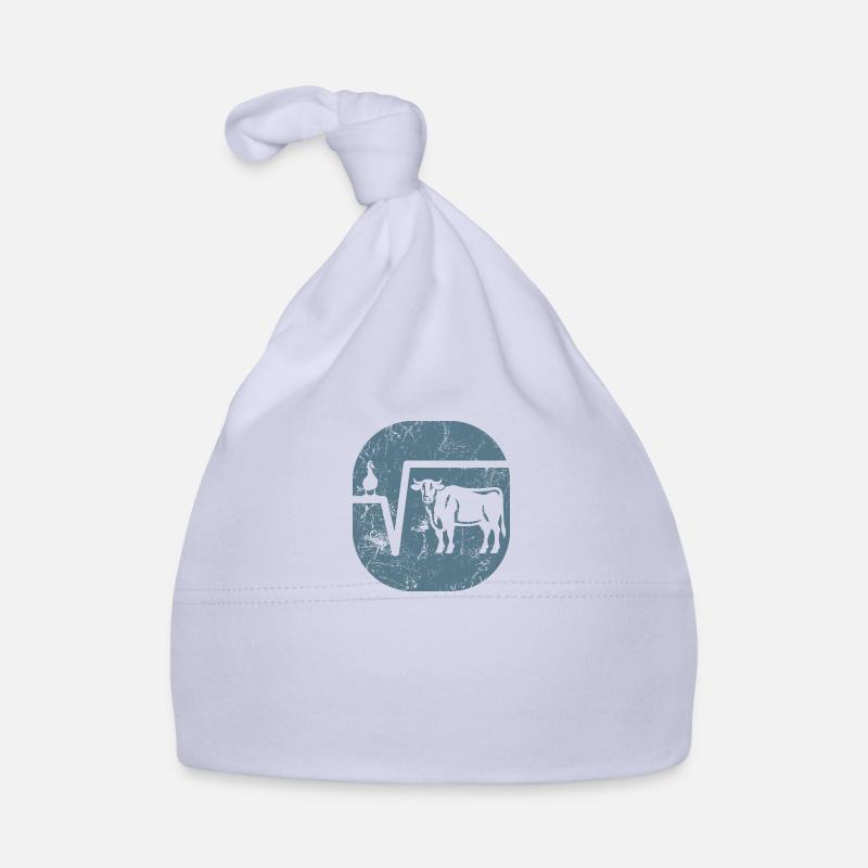Ente Wurzel aus Kuh - Mathe Geschenk Baby Bio-Mütze