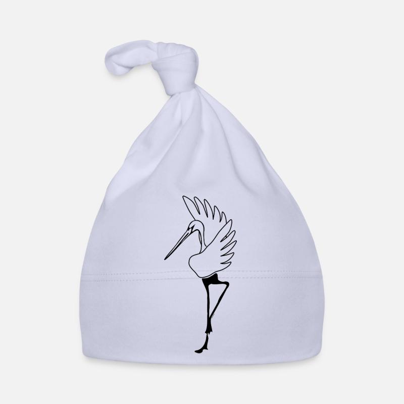 Cigogne Bonnet bio Bébé