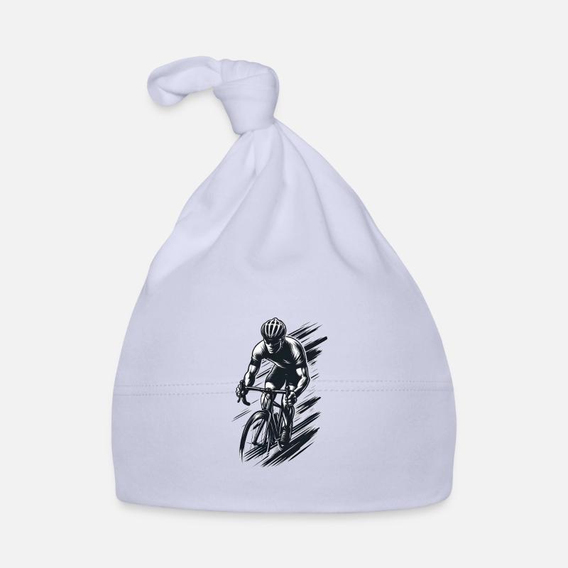 Cycliste, Graphique Bonnet bio Bébé