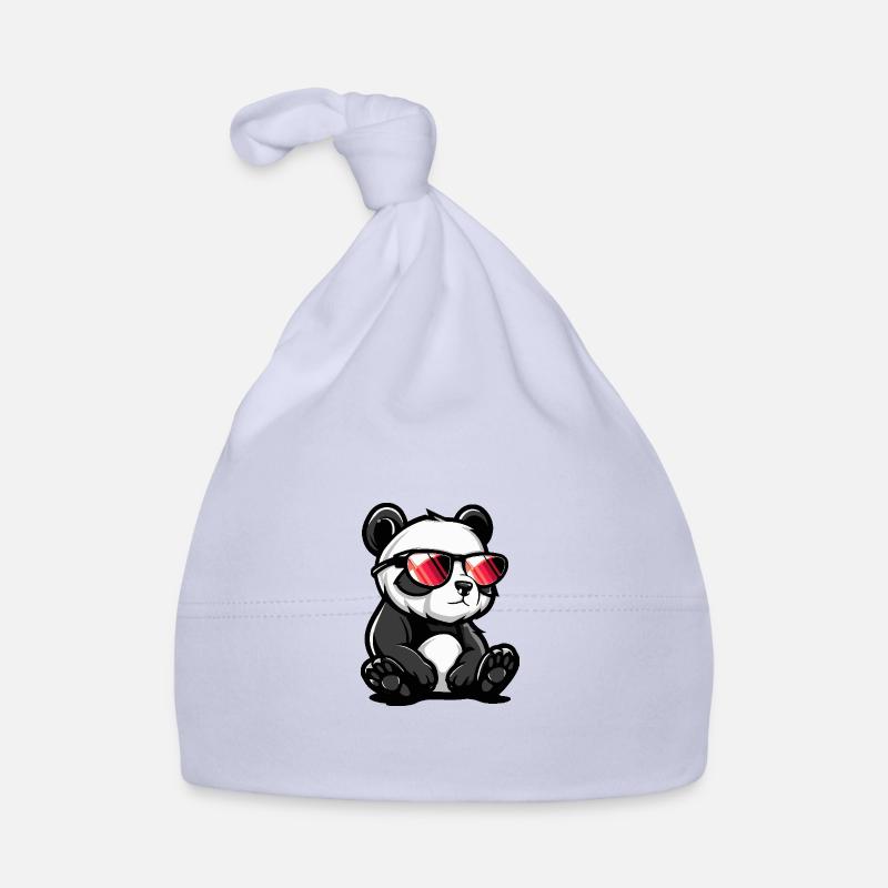 Bande dessinée cool panda Bonnet bio Bébé