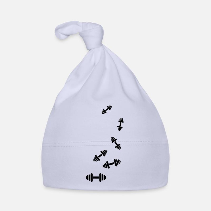Dumbbell weights icon Organic Baby Cap