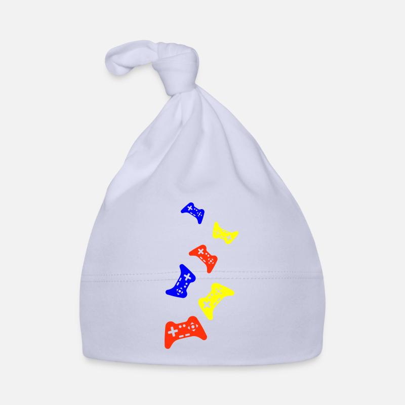 Gamepad Symbol Controller Colorful Organic Baby Cap