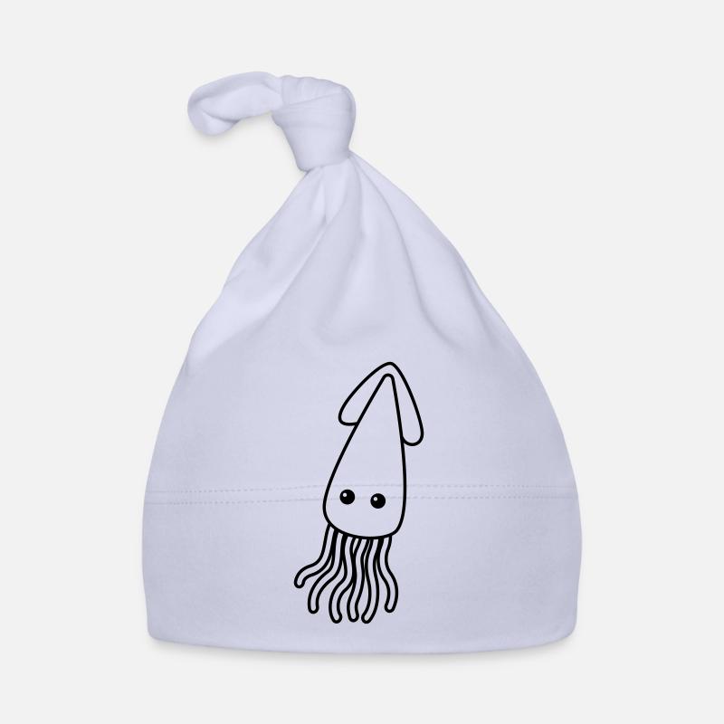 Squid Comic Animal Organic Baby Cap