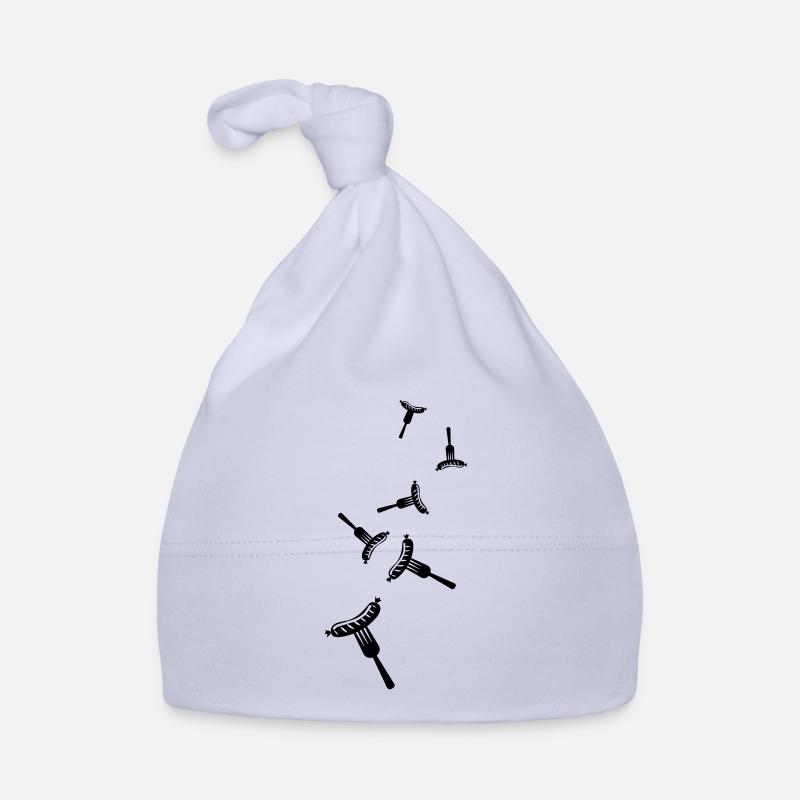 Bratwurst meat icon Organic Baby Cap