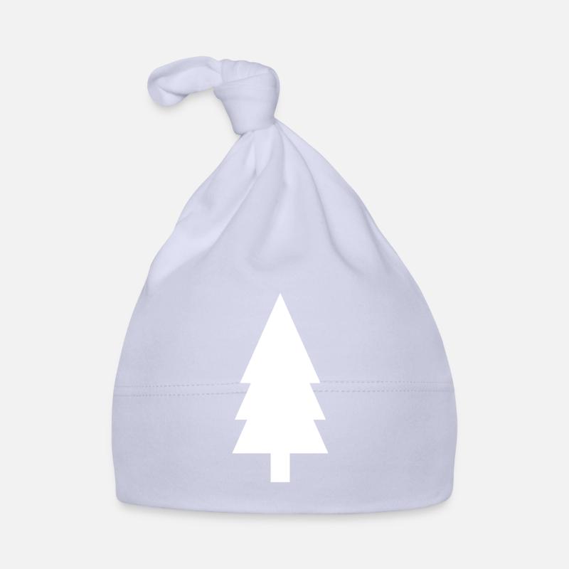 Tanne Silhouette Baby Bio-Mütze