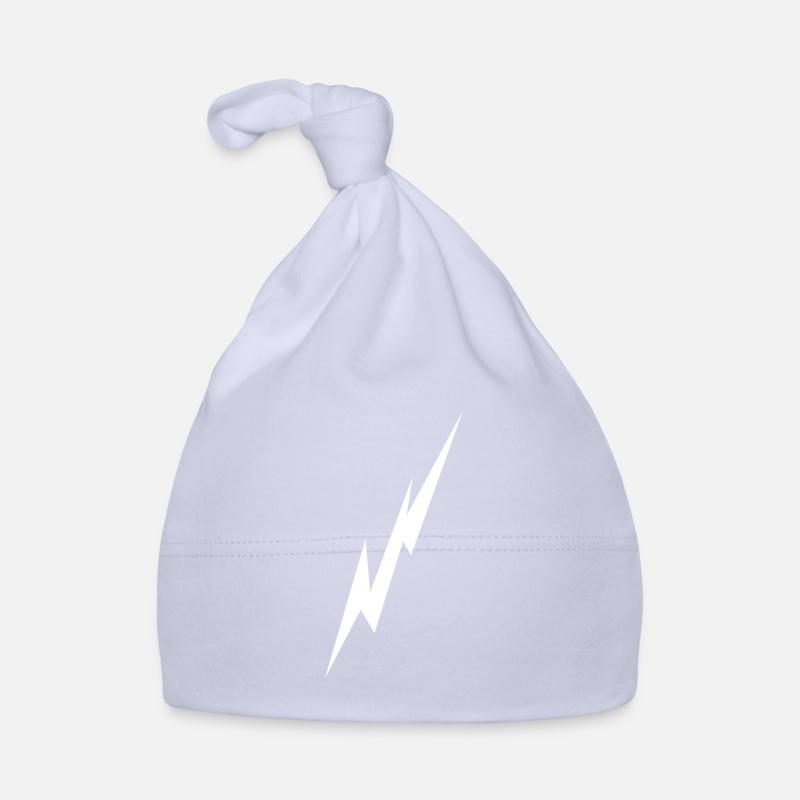 Lightning - Organic Baby Cap - sky