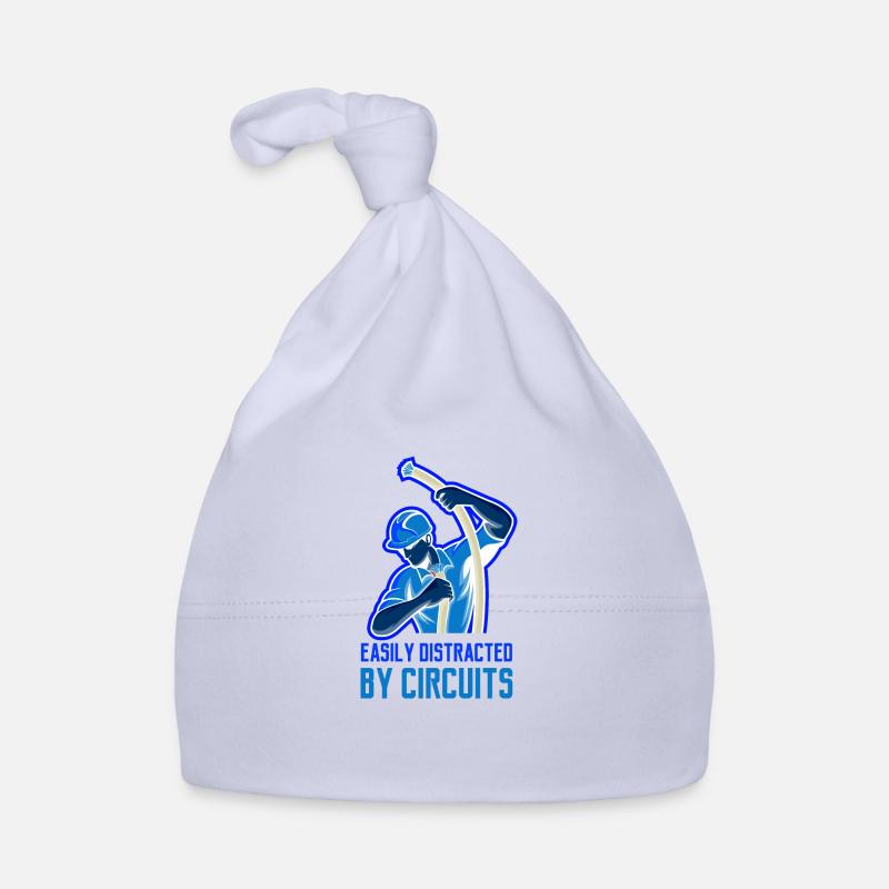 Distracted by Circuits Voltage Craftsman Organic Baby Cap