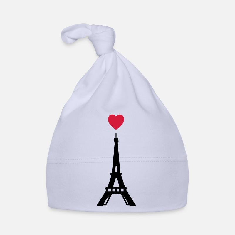 eiffel tower love Organic Baby Cap