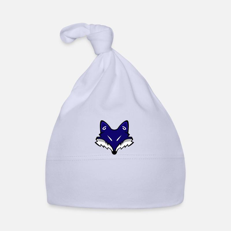 Der Kopf des Blaufuchses Baby Bio-Mütze