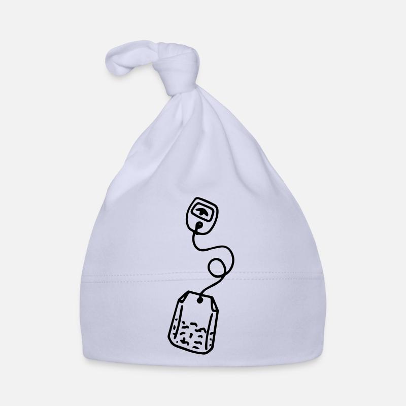Teebeutel Tee Teetasse Teetrinker Tea Tealover Baby Bio-Mütze
