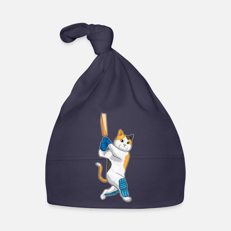 Battes de cricket Cat Bonnet bio Bébé