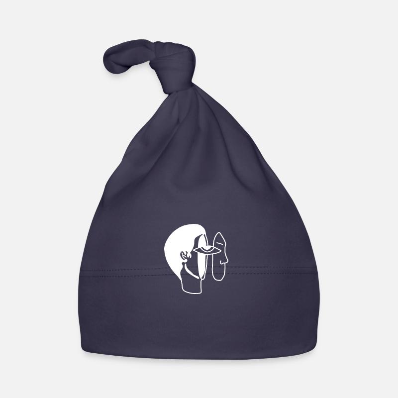 Art Face Eye Organic Baby Cap