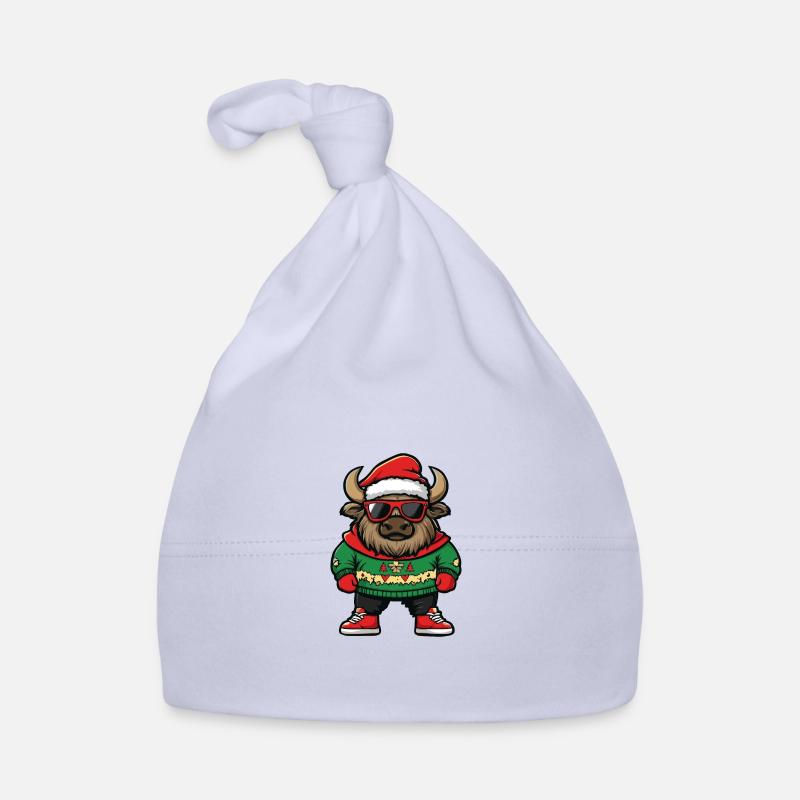 Bison Noël Cool Noël Bonnet bio Bébé
