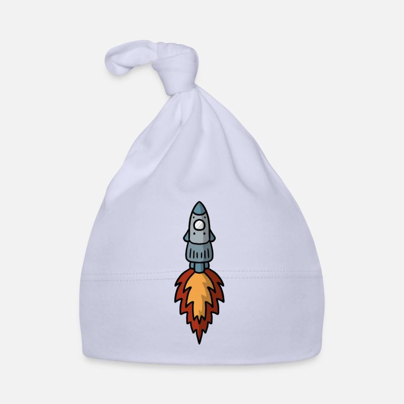 Rocket Rakete Fusée - Espace spatial Bonnet bio Bébé
