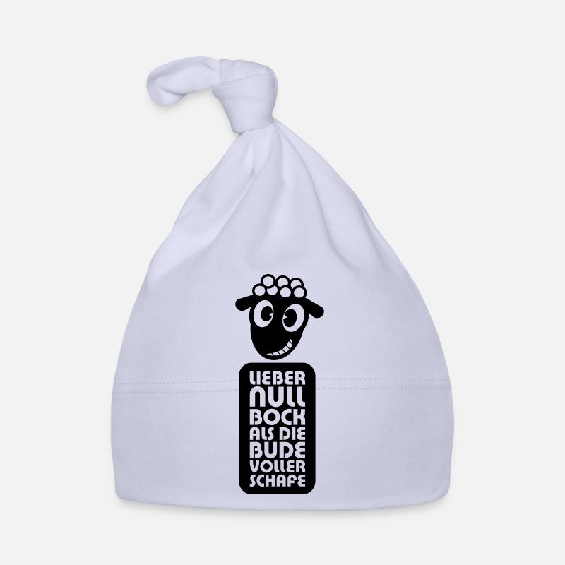 Null Bock - Baby Bio-Mütze - Sky