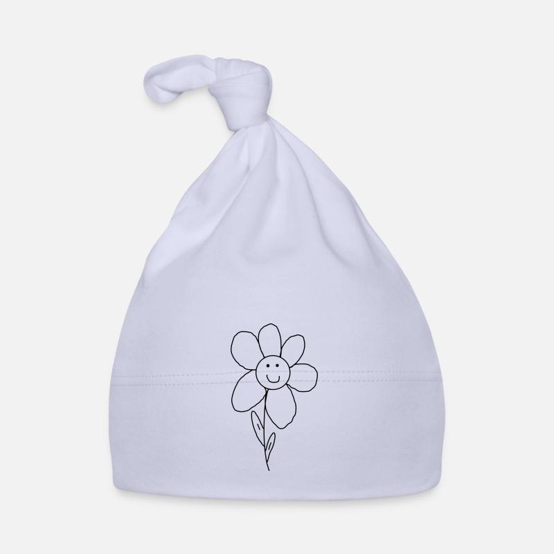 Blumengesicht Baby Bio-Mütze