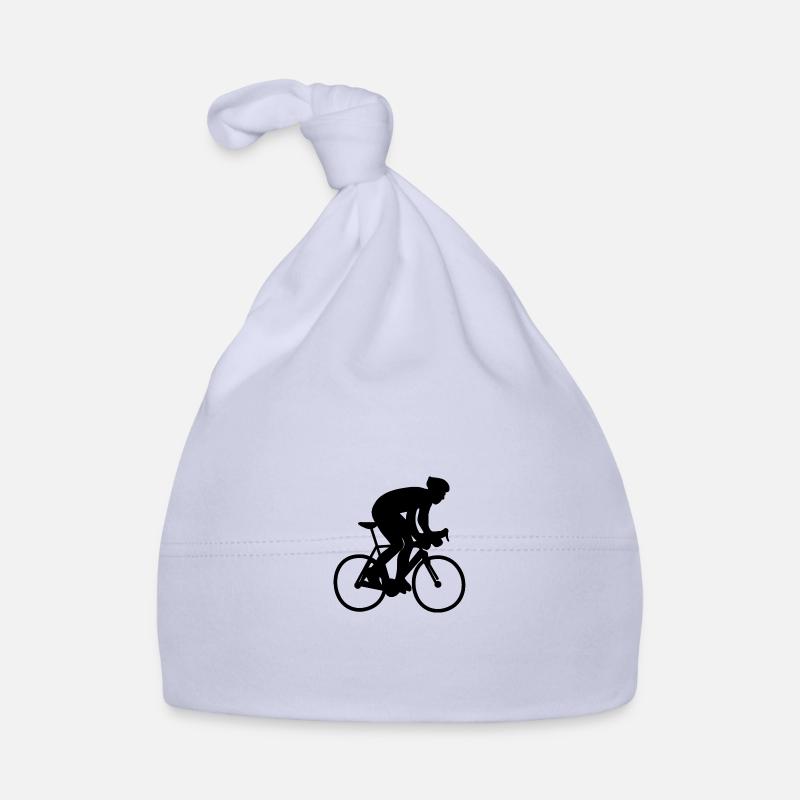 Vélo vélo vélo de course - Bonnet bio Bébé - ciel