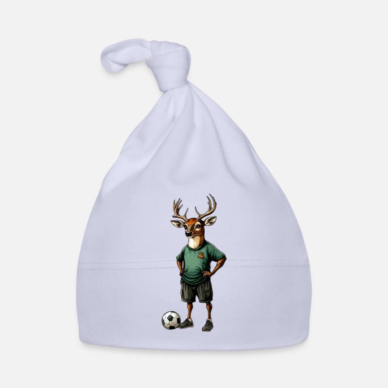 Soccer Hirsch Organic Baby Cap