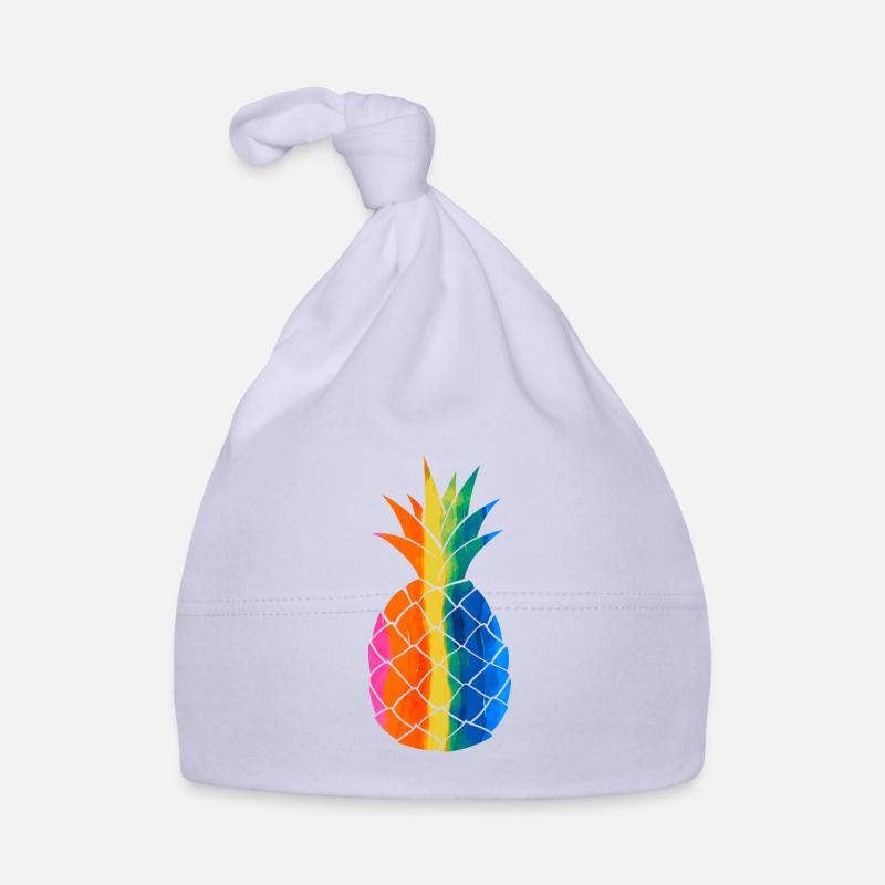 Happy Pineapple Organic Baby Cap