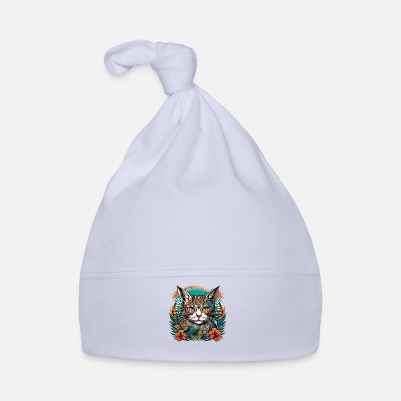 Tattoo / Animal / Art / Cool / Comic / Cat Organic Baby Cap