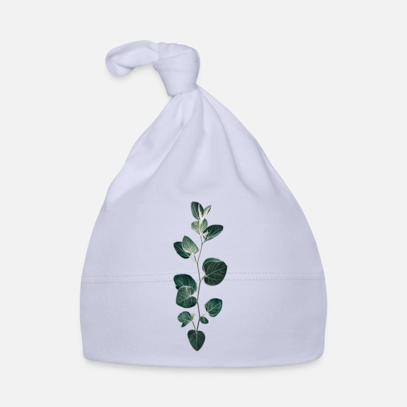 Plant Pattern Organic Baby Cap