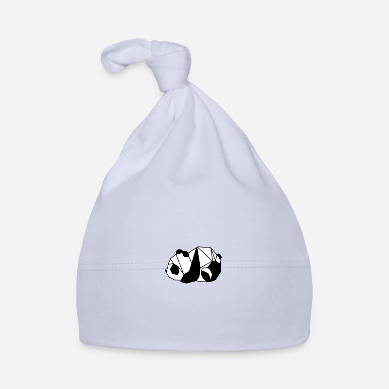 Panda couché Bonnet bio Bébé