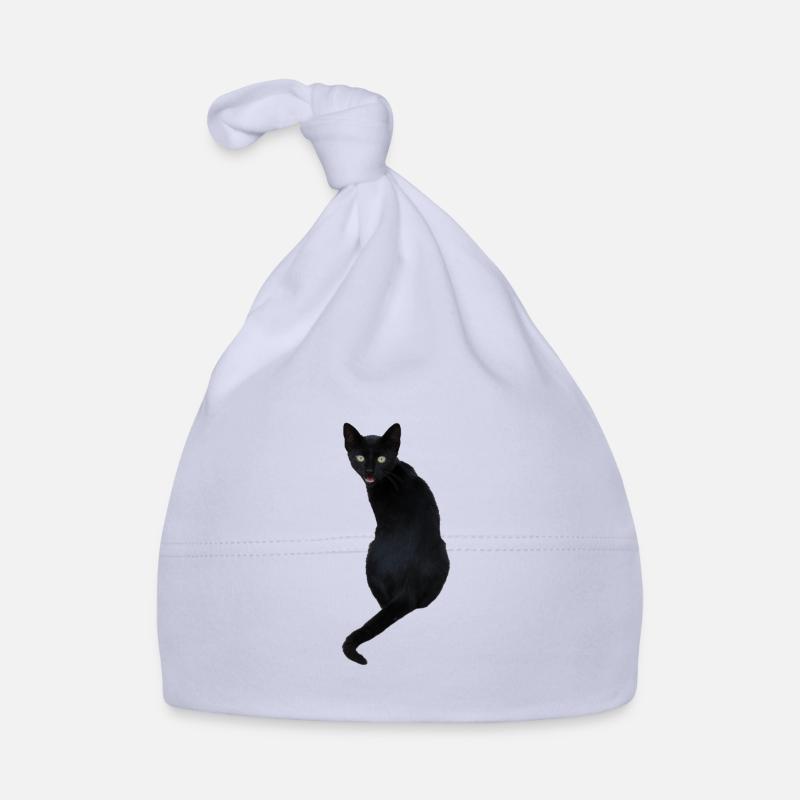 chat noir chat chat chemise cadeau Bonnet bio Bébé