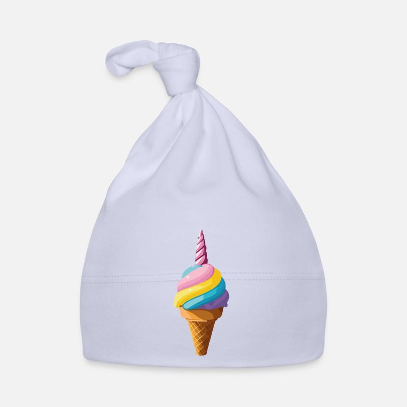 einhorn eis Baby Bio-Mütze