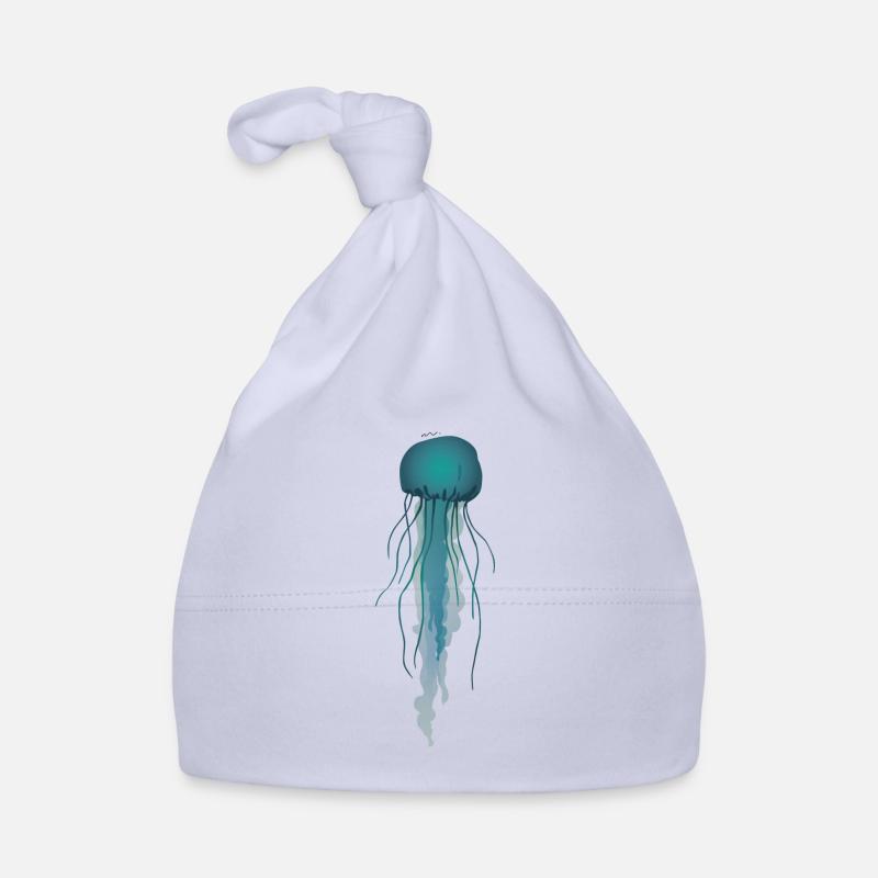 jellyfish tentacles Organic Baby Cap