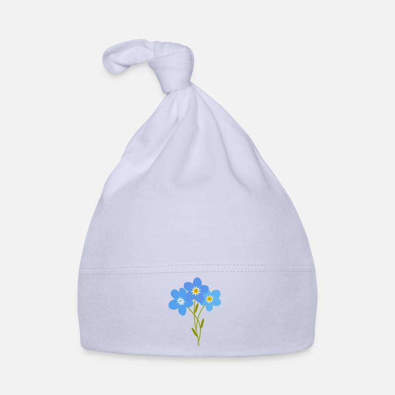 Forget-me-not Organic Baby Cap