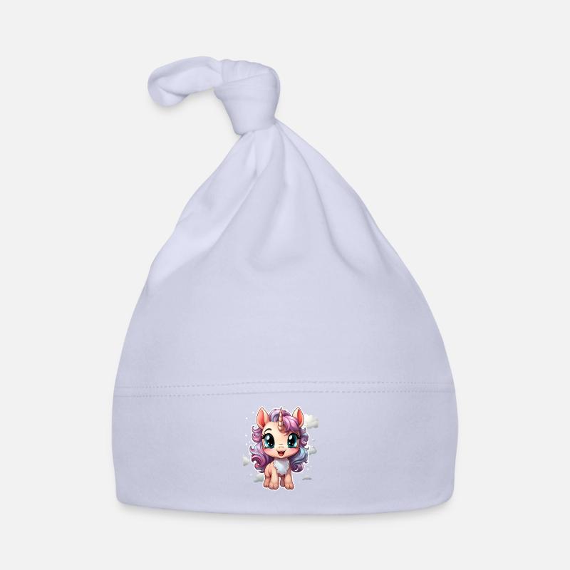 licorne douce - Licorne douce - licorne Bonnet bio Bébé
