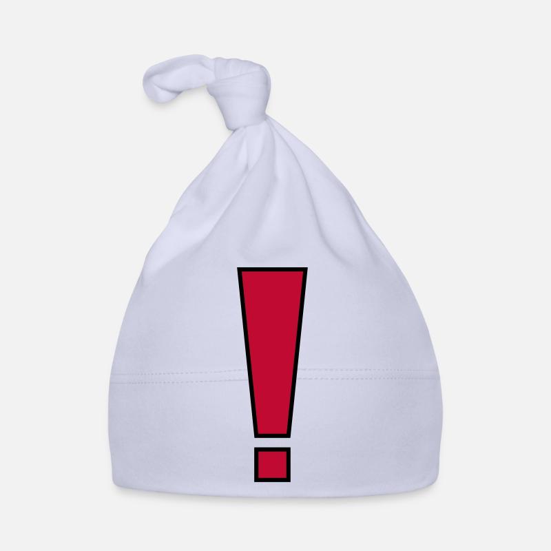 Exclamation mark Organic Baby Cap