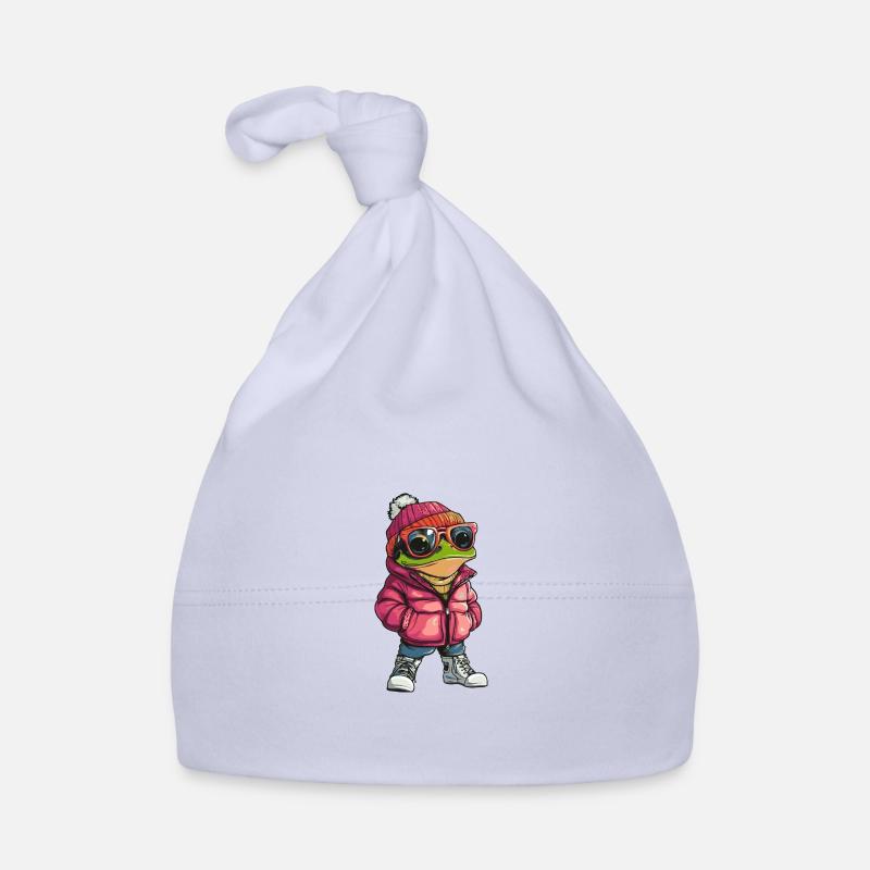 Grenouille Hiver Bonnet bio Bébé