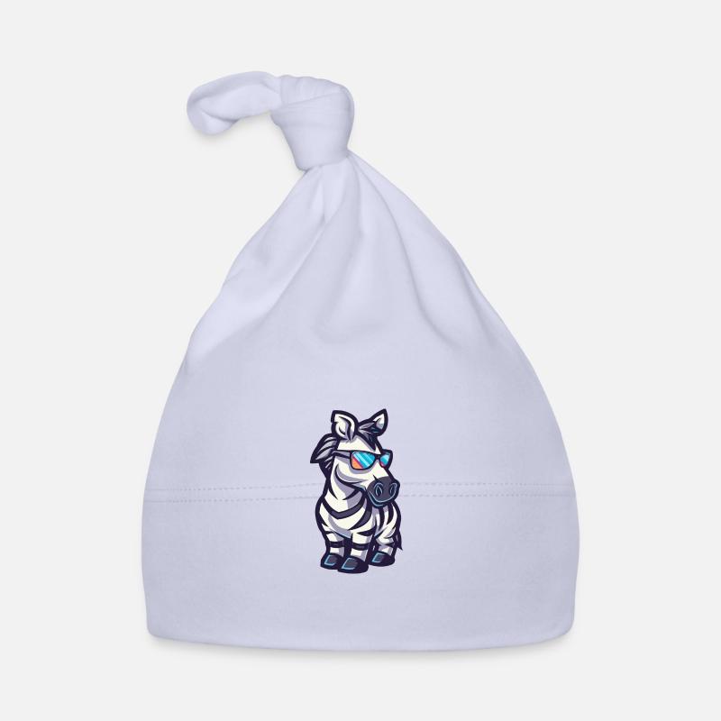 Zebra Cool Comic Baby Bio-Mütze