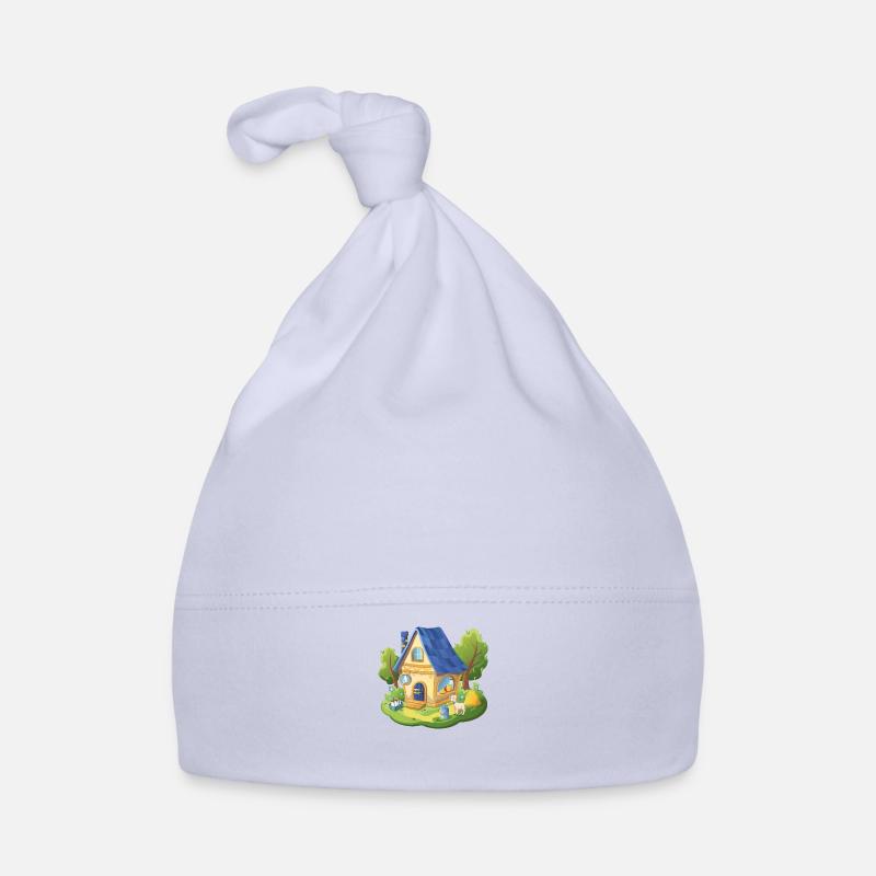Maison de conte de fées du laitier bleu Bonnet bio Bébé