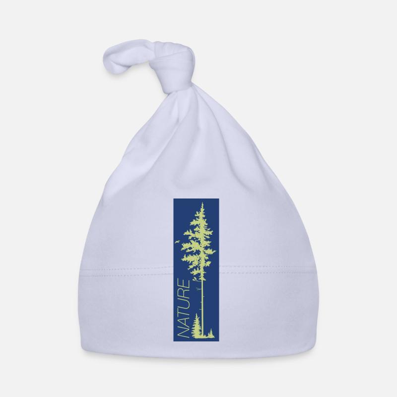 La nature est dans tout - Bonnet bio Bébé - ciel