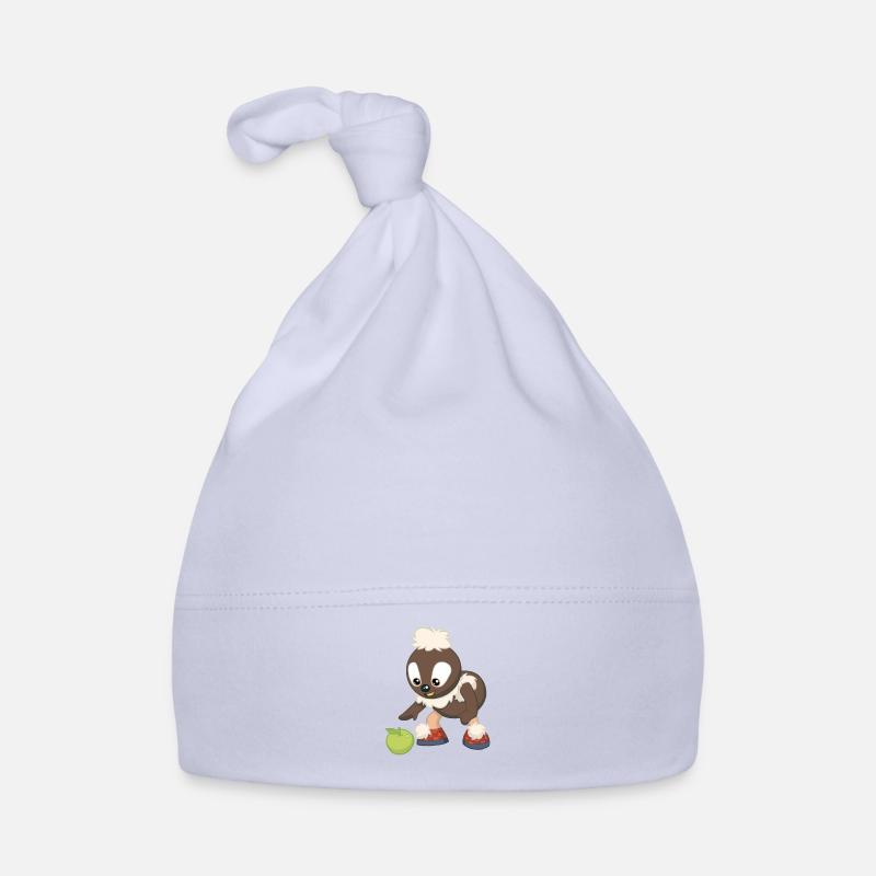 Pittiplatsch mit Apfel Baby Bio-Mütze
