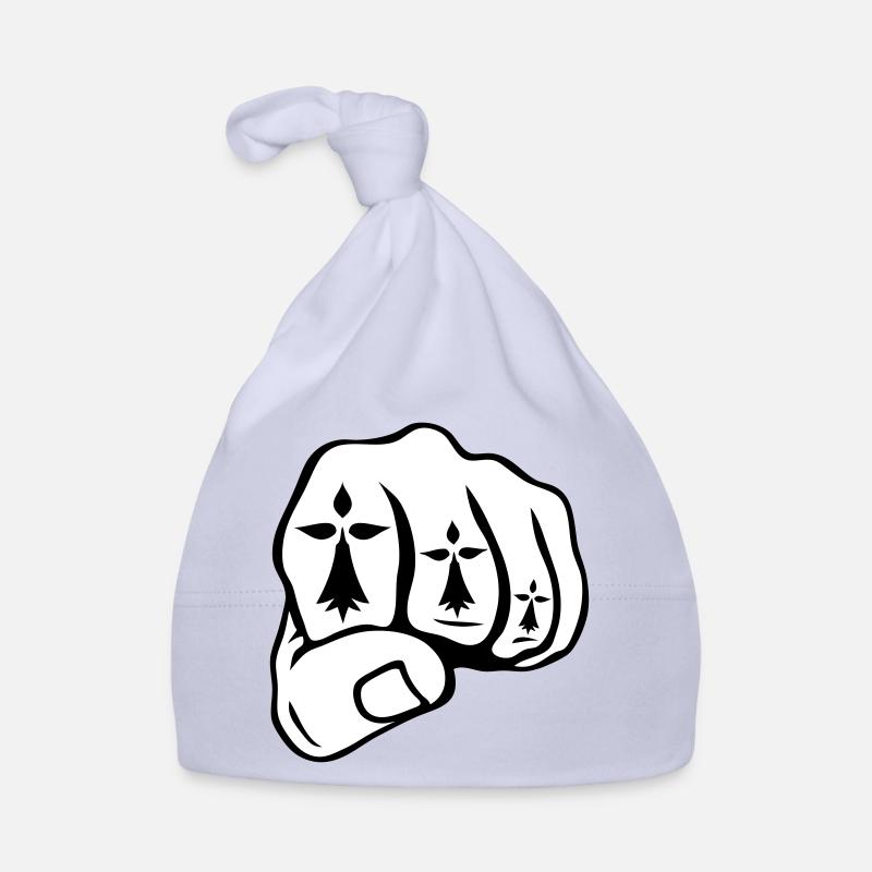 Faust schließen hermine symbol breton Baby Bio-Mütze
